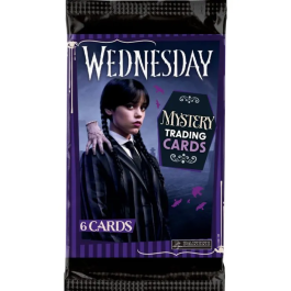 Panini - Pack de démarrage Mercredi 2 : Classeur, 3 pochettes (18 cartes) et 1 Carte Édition Limitée #1 pour collection