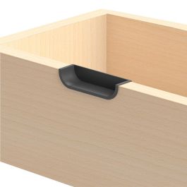 Trentadue Poignée Encastrable Pokyo C65 L130 Noir SP22-SP30 pour Meubles