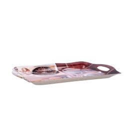 Bandeja con Asas Polipropileno Habitat Quid 38x27x2,2 cm (12 Unidades)