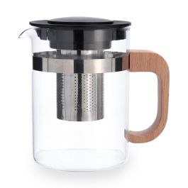 Tetera Vidrio Filtro Inox Tubin Quid 0,8 L