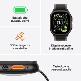 Montre intelligente Apple MEWM4QL/A Titane 49 mm