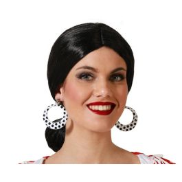 Pendientes d'accessoire Flamenco Boucle d'oreille avec Fleur et Goutte en Argenté pour Costume Flamenco, Fêtes et Carnavals Precio: 10.5. SKU: B1HTKGXM3Z
