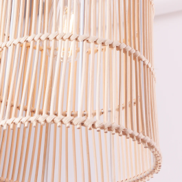 Lampe Suspendue "Evelynn" Rotin [SKD-AP-RATAN]