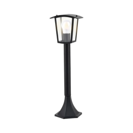 RABALUX Lampe de Sol Extérieure Taverna 7128, Style Classique, Aluminium Noir, IP44, E27, 170x600mm