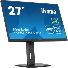 68,6cm/27" (2560x1440) iiyama ProLite XUB2763QSU-B1 16:9 QHD IPS 2ms 100Hz HDMI DP USB Speaker Pivot Black