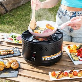 Barbecue Charbon de Bois sans Fumée Portable CleanQ InnovaGoods
