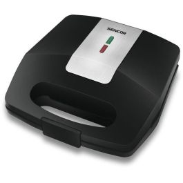 Sencor SSM 9410SS - Appareil à croque-monsieur 3 en 1, 700 W, 3 plaques interchangeables (triangles, panini, gaufres), boîtier CoolTouch, argent