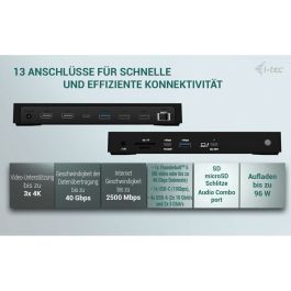 Hub USB i-Tec TB4TRIPLEDOCKPD