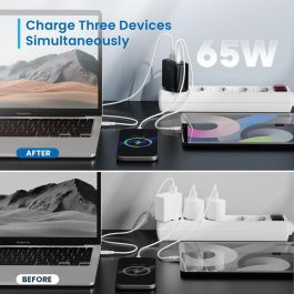 Chargeur mural Ewent EW1331 Noir 65 W