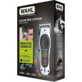 Tondeuse a cheveux - WAHL - ColorPro Cordless Lithium - 240 V - 120 min - Blanc / Noir