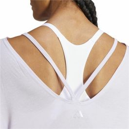 T-shirt à manches courtes femme Adidas Studio Oversized Lila