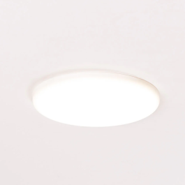 Plaque LED 11W 800Lm 2700K Circulaire sans Cadre IP65 Aluminium Blanc 40.000H LUM-NSDL-R125