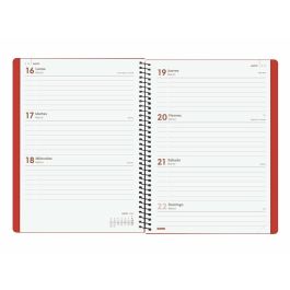 Agenda Finocam MY Rouge A5 15,5 x 21,2 cm 2026