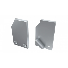 Bouchon de Fin de Profil Type I10 pour Verre 10mm - Aluminium Argenté Gauche Precio: 5.6900004. SKU: B1K55C9GEY