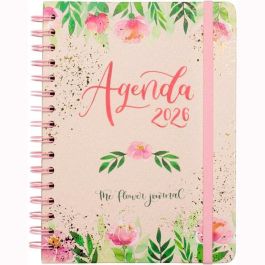 Agenda Finocam THE FLOWER JOURNAL A5 15,5 x 21,2 cm Rose 2026