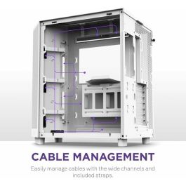 Boîtier ATX semi-tour NZXT CC-H61FW-01 Blanc