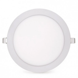 Placa LED 20W 1600Lm 6000K Circulaire, 40.000H, Ultra-fine [GR-RDP15-20W-CW-EP01]