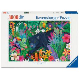 Ravensburger 12001748 - Puzzle Adulte 3000 Pièces - Panthère dans la Jungle - Puzzle de Luxe Precio: 75.828. SKU: B18LME5ZYC