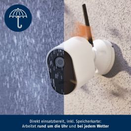 Abus PPIC54520 SmartLook Caméra de sécurité d'extérieur fixe Blanche