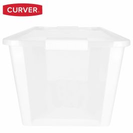 Boîte de rangement avec couvercle Curver Blanc Plastique 40 L 55 x 28 x 35 cm (5 Unités)