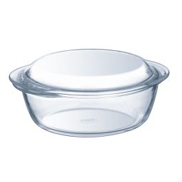 Casserole avec Couvercle Pyrex 1,4 L 18 x 9 x 21 cm Blanc Transparent verre