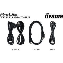 IIYAMA 80.0cm (31.5") TF3215MC-B2 16:9 M-Touch HDMI+DP+USB