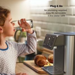 Distributeur d'eau Aqua Optima STAUR001 Noir Plastique