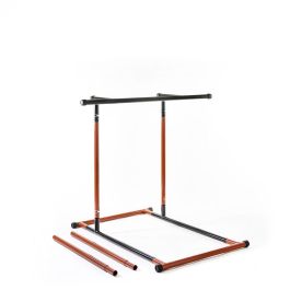 Pack Station de Tractions et Fitness avec Guide D'Exercices et Set de Bandes de Résistance avec Accessoires et Guide d´Entraînem