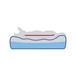 Lit pour chien Trixie Vital Lennox Gris 100 x 70 cm