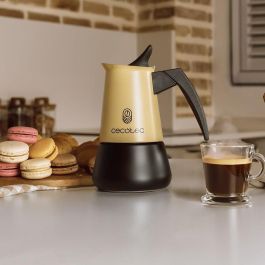 Cafetière Italienne Cecotec Piccolina 400 Beige 4 Tasses 200 ml