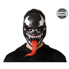 Masque de Villain Noir en PVC Rigide avec Dents et Grande Langue Rouge - Masque Effrayant pour Halloween et Cosplay Precio: 11.4999996. SKU: B1BL7Y7CZA