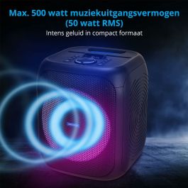 Haut-parleurs bluetooth portables Medion Noir 50 W