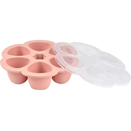 BEABA Multiportions silicona 6x90 ml rosa