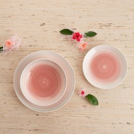 Plato Postre Cerámico Velvet Quid 19 cm (12 Unidades)