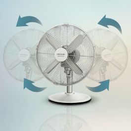 Cecotec Ventilateur de Bureau EnergySilence 610 40 W Acier Silencieux Oscillant