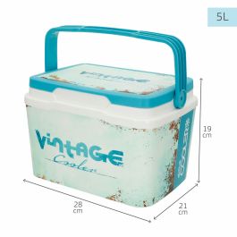 Glacière Rigide Portable Aktive 5 L 28 x 19 x 21 cm Bleu (6 Unités)