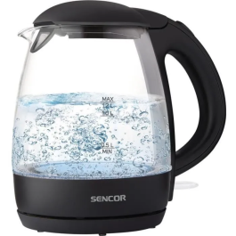 Sencor SWK 2300BK Bouilloire électrique en verre 1,2 L 2200 W avec filtre amovible et base pivotante 360° Precio: 40.044. SKU: B18C259RZE