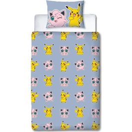 Parure de couette Pokémon 25 x 4 x 30 cm Multicouleur Lit 2 persones 2 Pièces