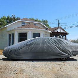 XLC Bâche de Voiture ECO BUDGET Imperméable Polyéthylène 430x165x120 cm AUC3221325521163