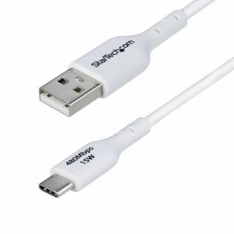 Câble USB Startech USB2AC1MNCWHE Blanc 1 m