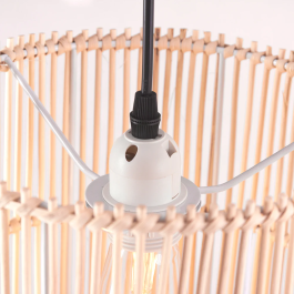 Lampe Suspendue "Evelynn" Rotin [SKD-AP-RATAN]