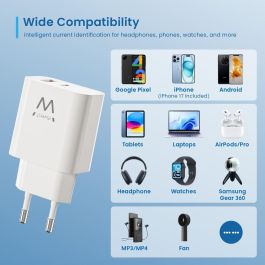 Chargeur mural Ewent EW1318 Blanc 20 W