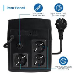 Système d'Alimentation Sans Interruption Interactif Ewent EW3997 720 W