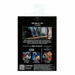 Fandrop Figurine Star Wars Iron Man vs Loki Vitrine avec scène culte + mini poster - 18 cm