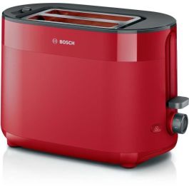 Toaster - BOSCH -  TAT2M124 MyMoment - Rouge - 2 tranches - centrage automatique du pain - fonctions décongélation et réchauffage Precio: 48.69. SKU: B1FLZFKBX2