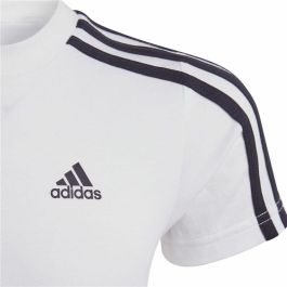T shirt à manches courtes Adidas Lk 3S Co Blanc