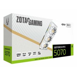 Zotac RTX 5070 AMP 12GB GDDR7 3Fan Carte Graphique Blanc