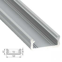 Profilé Aluminium Type D 2,02M