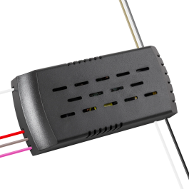 Ventilateur de Plafond LED Blanc/Haya 45W 4400LM CCT, Moteur DC Ultra Silencieux, Fonction Été/Hiver, avec Télécommande et Pales Rétractables