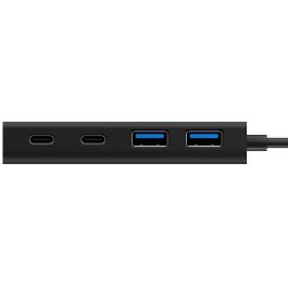 USB HUB 5Port ICY BOX 2xUSB3.0 2xUSB-C 1xUSB Power Delivery 60W SuperSpeed passiv Black